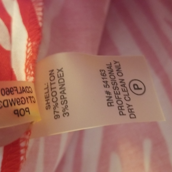 Calvin Klein Red And White Sundress - Picture 11 of 12